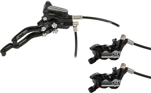 Hope Tech 3 V4 Duo Disc Brake Lever - Right Hand Front Rear Hydraulic Post Mount BLK