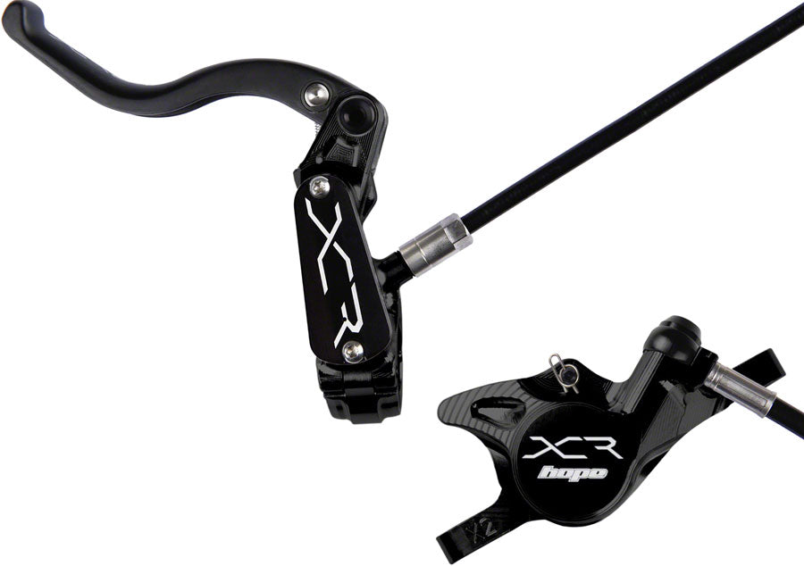 Hope XCR Pro X2 Disc Brake Lever Set - Front/LH Hydraulic Post Mount BLK-Goodwynn'sGoodwynn's