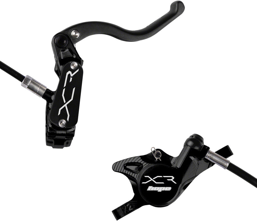 Hope XCR Pro X2 Disc Brake Lever Set - Rear/RH Hydraulic Post Mount BLK-Goodwynn'sGoodwynn's