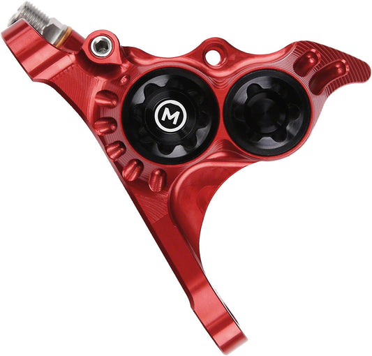 Hope RX4+ Disc Brake Caliper - Flat Mount Front +20mm Mineral Oil Type Red-Goodwynn's