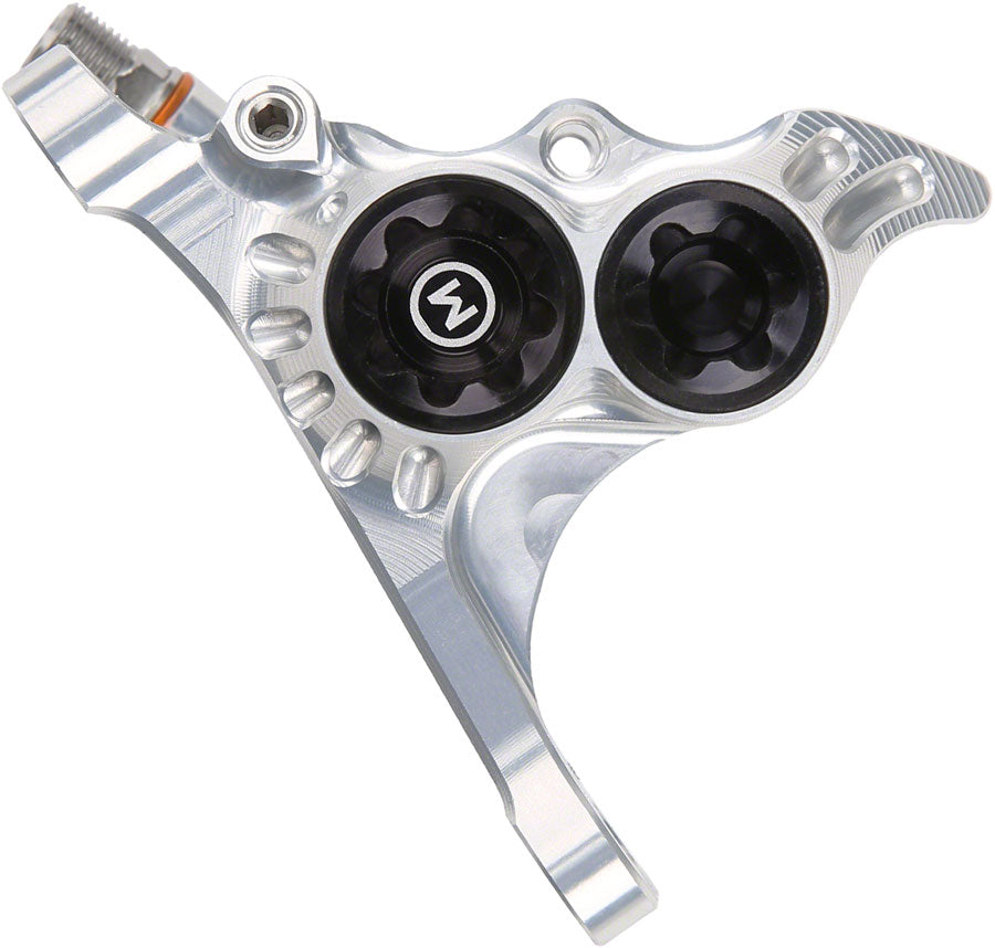 Hope RX4+ Disc Brake Caliper - Flat Mount Front +20mm Mineral Oil Type Silver-Goodwynn'sGoodwynn's
