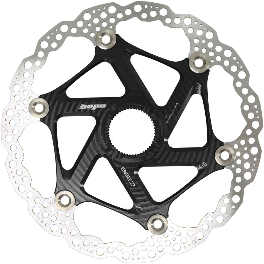 Hope MTB Floating Centre-Lock Disc Brake Rotor - 200mm Center-Lock Black-Goodwynn'sGoodwynn's