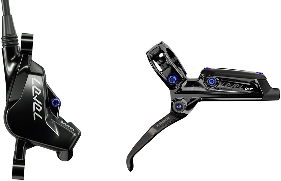 SRAM Level Ultimate Disc Brake Lever - Front Hydraulic Post Mount BLK Rainbow Hardware B1-Goodwynn'sGoodwynn's