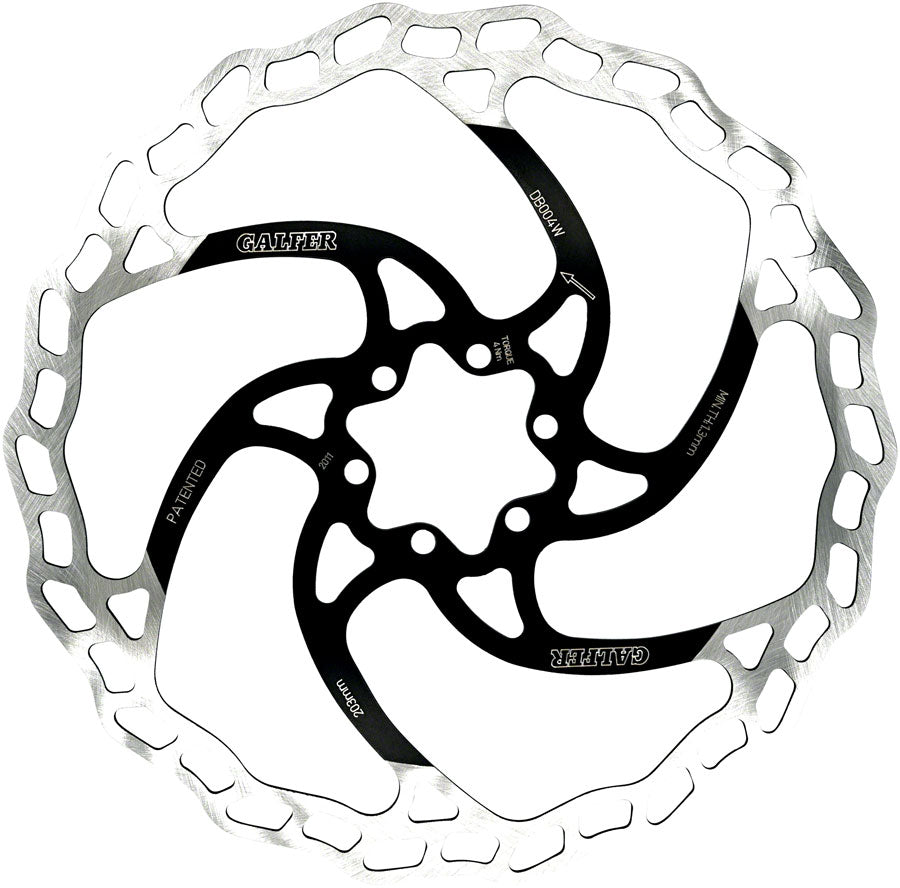 Galfer MTB Disc Brake Rotor - 203mm 6-Bolt 1.8mm-Goodwynn'sGoodwynn's