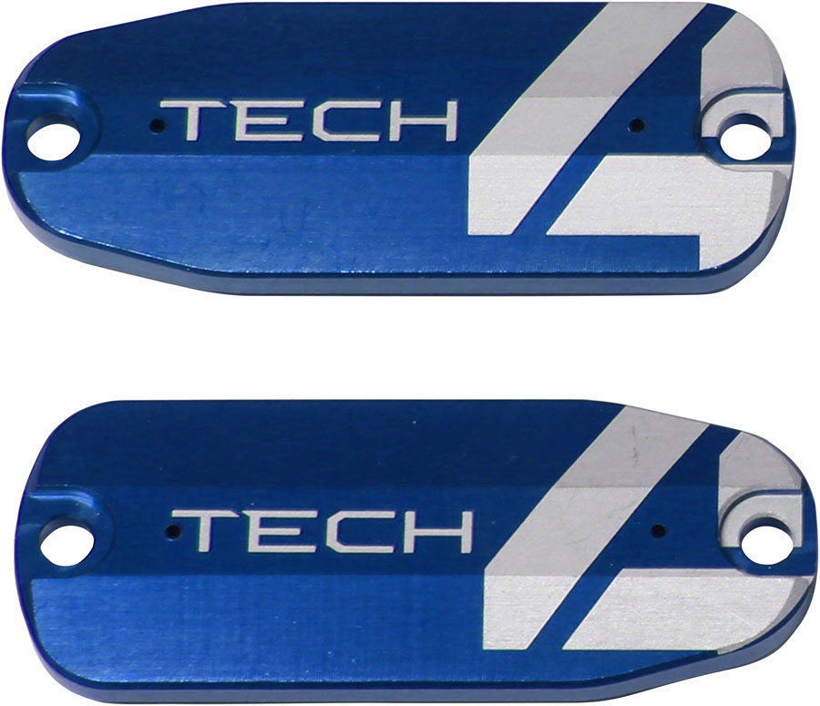 Hope Tech 4 Brake Lever Reservoir Lid - Blue Pair-Goodwynn'sGoodwynn's