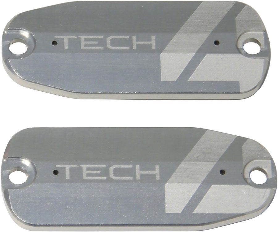 Hope Tech 4 Brake Lever Reservoir Lid - Silver Pair-Goodwynn'sGoodwynn's