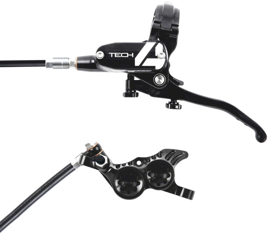 Hope Tech 4 V4 Disc Brake and Lever Set - Front Hydraulic Post Mount Black-Goodwynn'sGoodwynn's