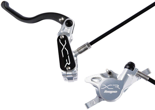 Hope XCR Pro X2 Disc Brake and Lever Set - Front Hydraulic Post Mount Silver-Goodwynn's