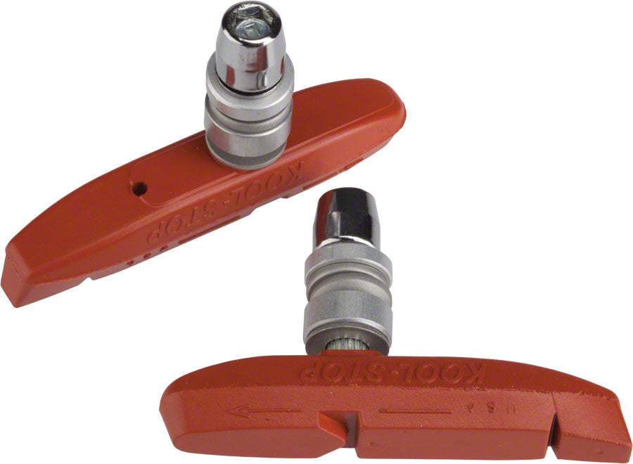 Pastiglie Freno Kool Stop Supra 2 V Colore Salmon Per MTB BMX Bici - Foto 4