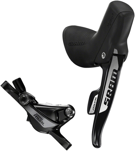 SRAM Rival 22 Right Rear Road Hydraulic Disc Brake DoubleTap Lever 1800mm Hose Rotor Sold Separately-Goodwynn's