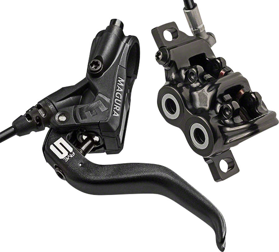 Magura MT5 Disc Brake and Lever - Front or Rear Hydraulic Post Mount Black-Goodwynn'sGoodwynn's