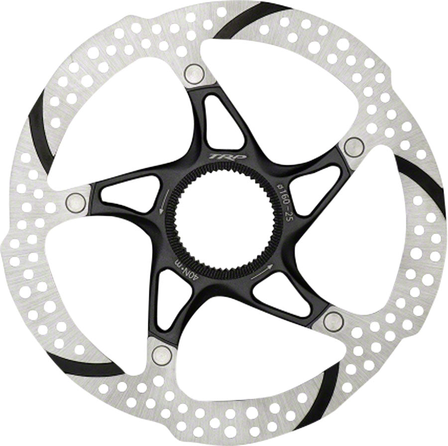TRP-25 Disc Brake Rotor - 180mm Center Lock 1.8mm Silver/Black-Goodwynn'sGoodwynn's