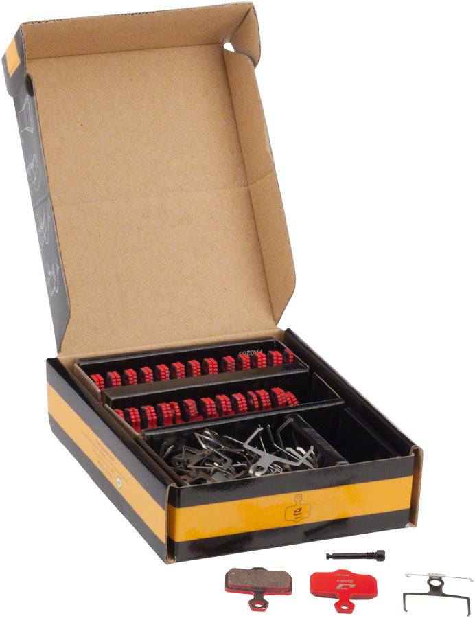 Jagwire Mountain Sport Semi-Metallic Disc Brake Pads Avid Elixir R CR1 3 5 7 9 X0 XX Box of 25 Pairs-Goodwynn'sGoodwynn's