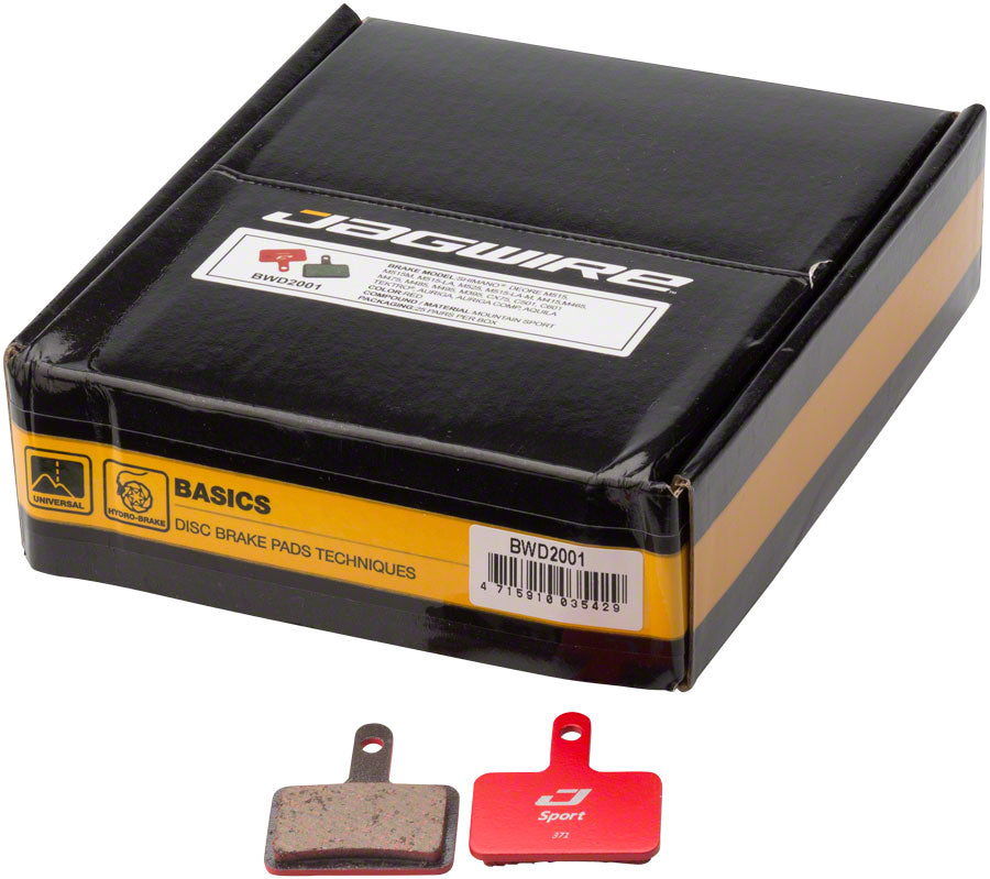 Jagwire Sport Semi-Metallic Disc Brake Pads - Bulk Box For Shimano Acera M3050 Alivio M4050 Deore M515/M515-LA/M525/T615-Goodwynn'sGoodwynn's