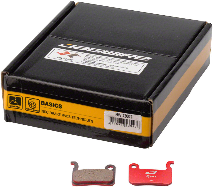 Jagwire Sport Semi-Metallic Disc Brake Pads - Bulk Box For Shimano XTR M965/M966/M975 SLX M665 Saint M800 Deore XT M765/M775/M776-Goodwynn'sGoodwynn's