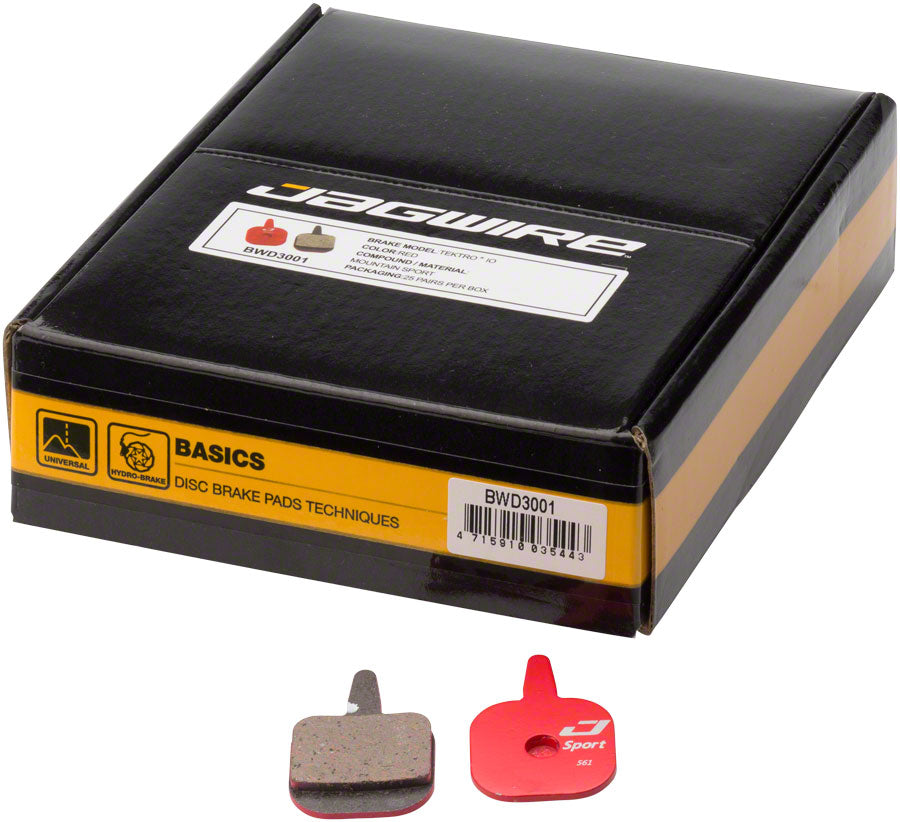 Jagwire Mountain Sport Disc Brake Pads for Tektro IO: Box of 25 Pairs-Goodwynn'sGoodwynn's