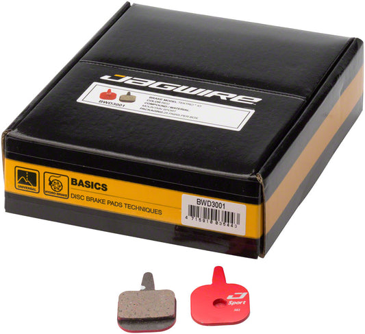 Jagwire Mountain Sport Disc Brake Pads for Tektro IO: Box of 25 Pairs-Goodwynn's