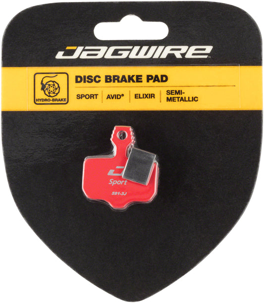 Jagwire Mountain Sport Semi-Metallic Disc Brake Pads Avid Elixir R CR1 3 5 7 9 X0 XX-Goodwynn's