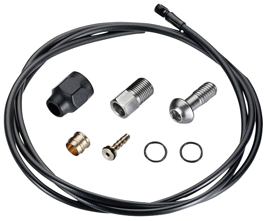 TRP Disc Brake Banjo Hose Kit - 2000 x 5.5mm Black-Goodwynn'sGoodwynn's