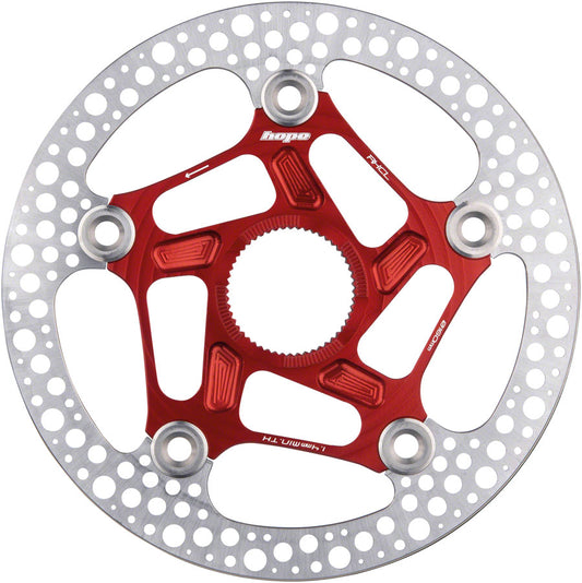 Hope RX Disc Rotor - 160mm Center-Lock Red-Goodwynn's