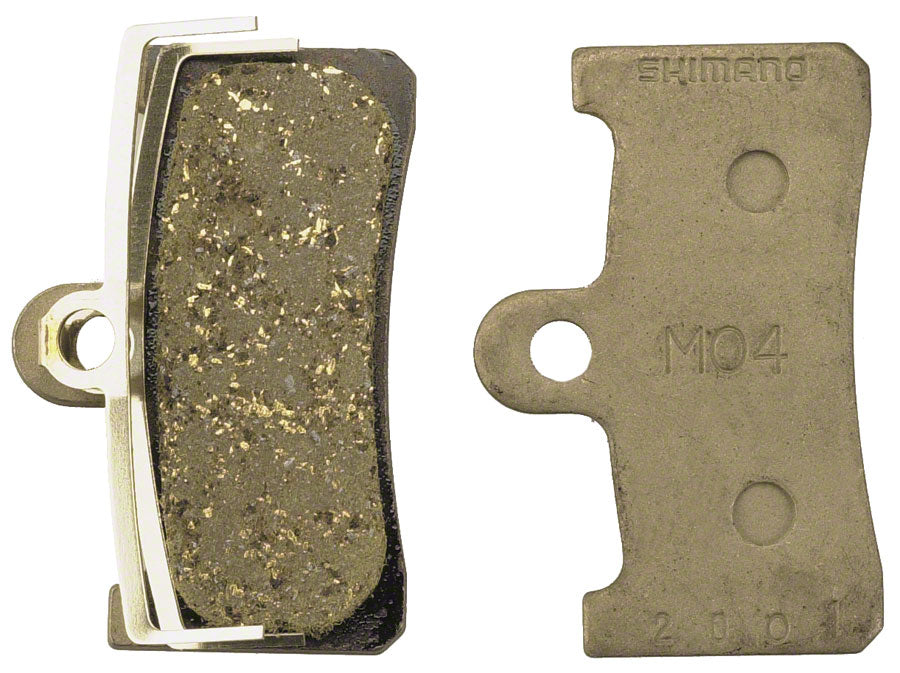 Shimano M04-RX Disc Brake Pads Spring - Resin Compound Steel Back Plate Fits XT M755 One Pair-Goodwynn'sGoodwynn's