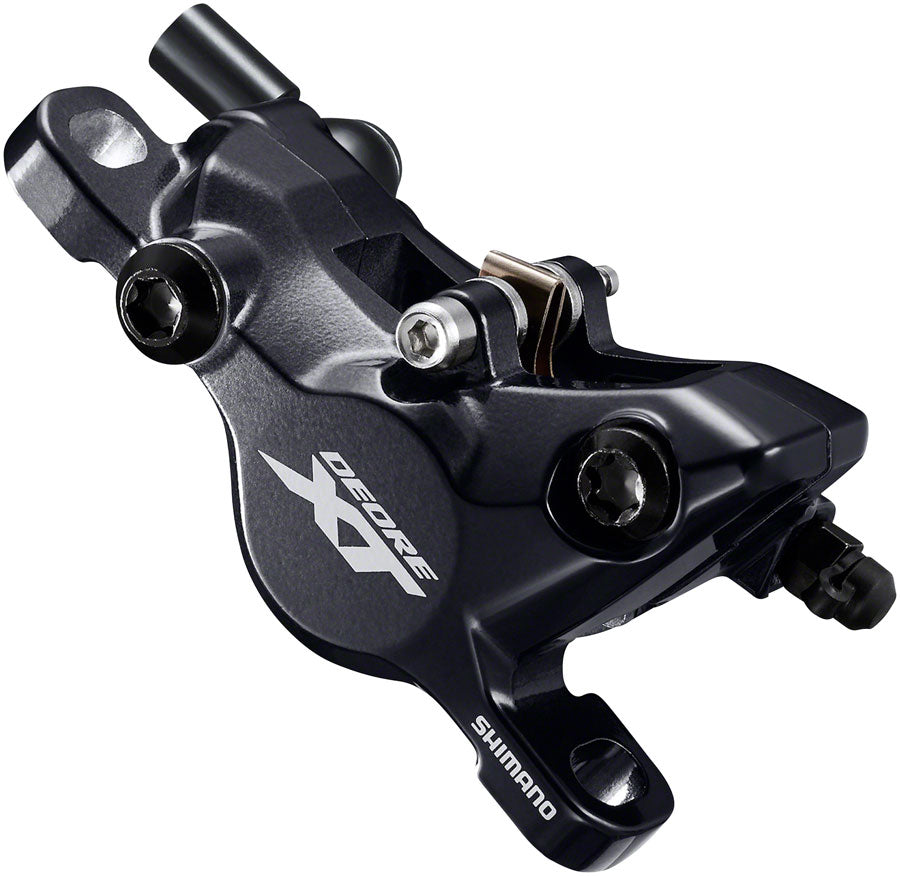 Shimano Deore XT BL-M8100/BR-M8100 Disc Brake Lever - Front Hydraulic Post Mount 2-Piston Finned Pads I-SPEC EV Clamp Band BLK-Goodwynn'sGoodwynn's