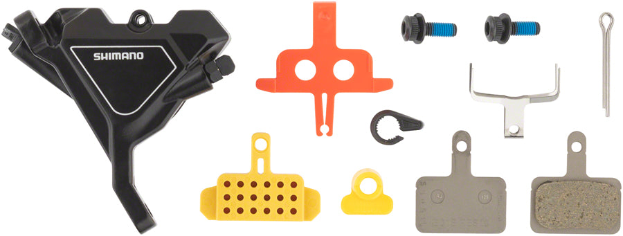 Shimano Altus BR-UR300 Front Flat-Mount Hydraulic Disc Brake Caliper Resin Padsout Fins BLK-Goodwynn'sGoodwynn's