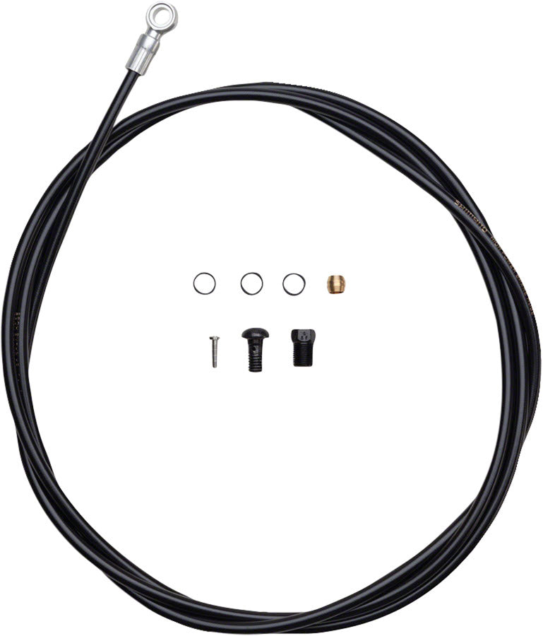 Shimano SM-BH90-SBS High Pressure Disc Brake Hose Kit - Long Silver Banjo Caliper Connector 1700mm BLK-Goodwynn'sGoodwynn's