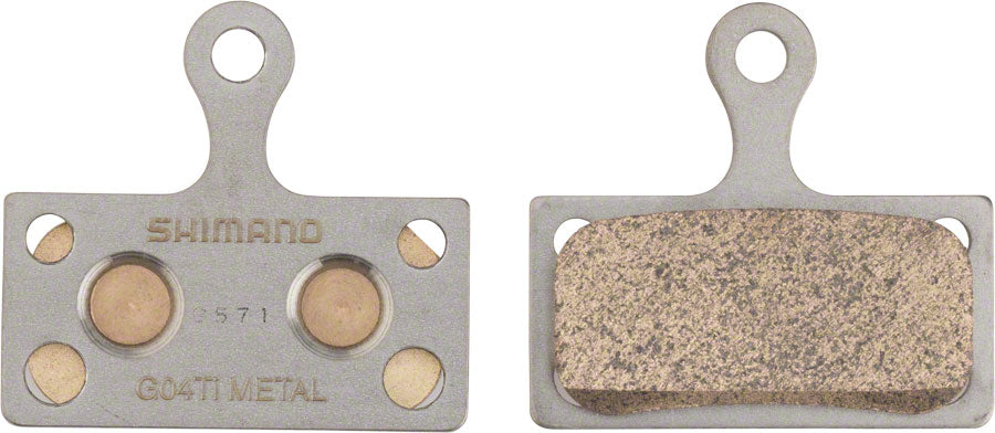 Shimano G04TI-MX Disc Brake Pads Springs - Metal Compound Titanium Back Plate One Pair-Goodwynn'sGoodwynn's