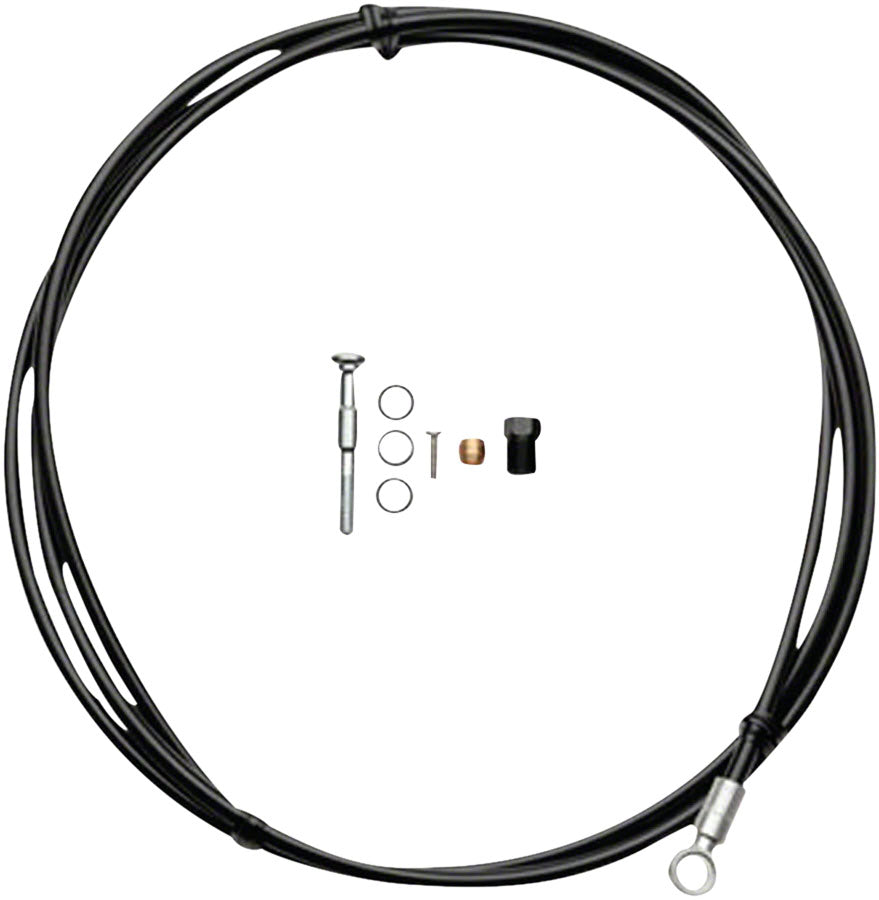 Shimano SM-BH90-SB High Pressure Disc Brake Hose Kit - Normal Silver Banjo Caliper Connector 2000mm BLK-Goodwynn'sGoodwynn's