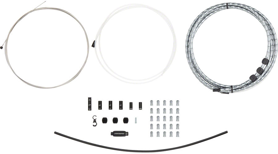Jagwire 1x Elite Link Shift Cable Kit SRAM/Shimano Polished Ultra-Slick Cable Ltd. Gray-Goodwynn'sGoodwynn's