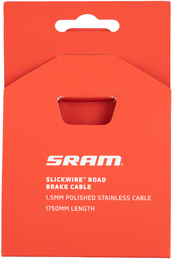 SRAM SlickWire Brake Cable - Road 1.5mm 1750mm Length Silver-Goodwynn'sGoodwynn's
