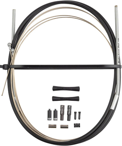 SRAM SlickWire Brake Cable and Housing Kit - Road 5mm Kevlar Coated Black