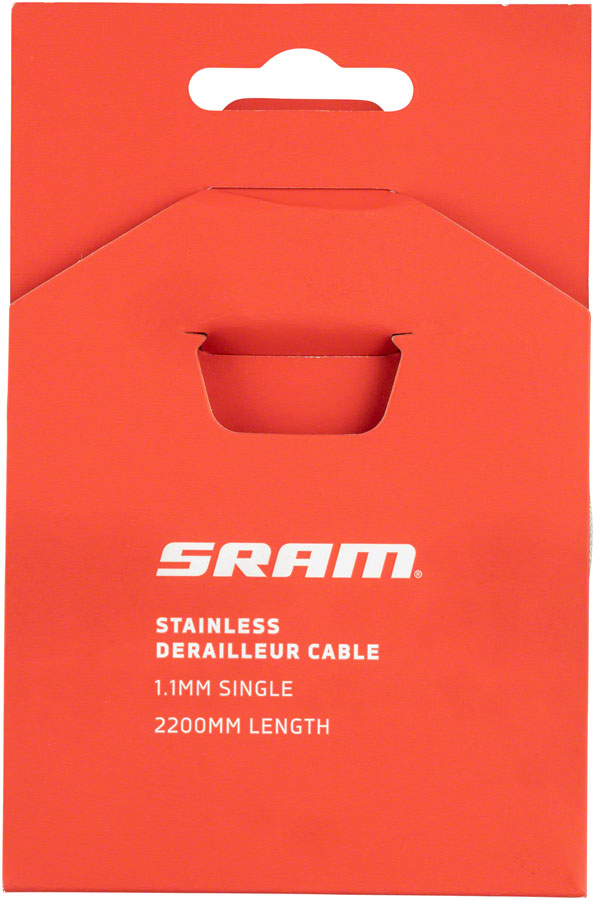 SRAM Stainless Steel Shift Cables - 1.1mm 2200mm Length Silver-Goodwynn'sGoodwynn's