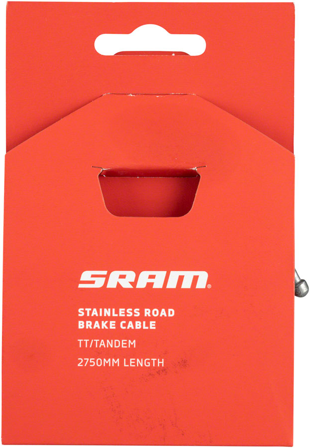 SRAM Stainless Steel Brake Cable - Road 2750mm Length Silver For TT/Tandem-Goodwynn'sGoodwynn's