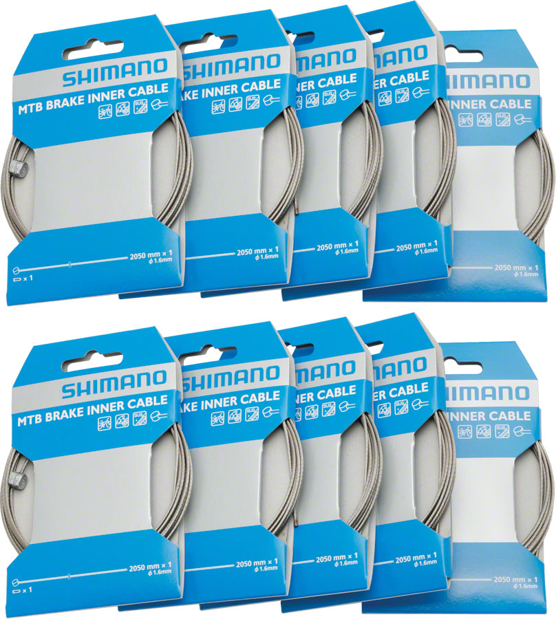 Shimano MTB/Road Brake Cable 1.6 x 2050mm Box/10-Goodwynn'sGoodwynn's