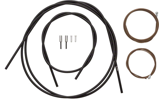 Shimano Dura-Ace BC-9000 Polymer-Coated Brake Cable Set Black-Goodwynn's
