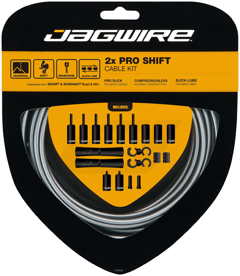 Jagwire Pro Shift Kit Road/Mountain SRAM/Shimano Ice Gray-Goodwynn'sGoodwynn's