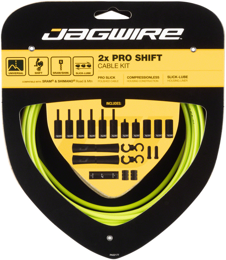 Jagwire Pro Shift Kit Road/Mountain SRAM/Shimano Organic Green-Goodwynn'sGoodwynn's