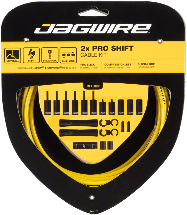 Jagwire Pro Shift Kit Road/Mountain SRAM/Shimano Yellow-Goodwynn'sGoodwynn's