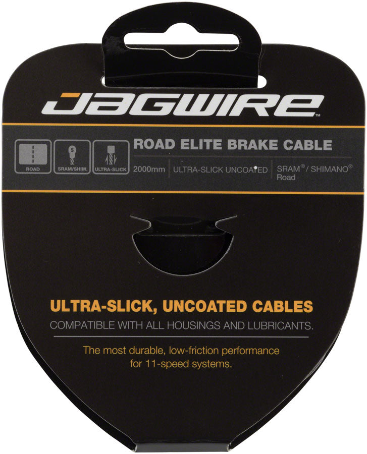 Jagwire Elite Ultra-Slick Brake Cable 1.5x2000mm Polished Slick Stainless SRAM/Shimano Road-Goodwynn'sGoodwynn's