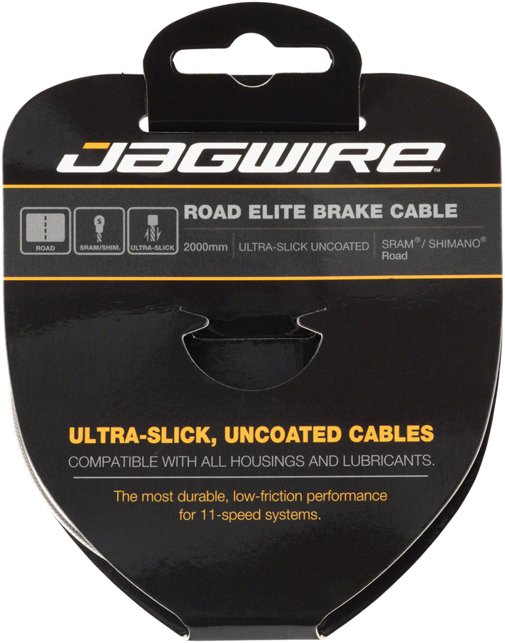Jagwire Elite Ultra-Slick Brake Cable 1.5x2000mm Polished Slick Stainless SRAM/Shimano Road-Goodwynn'sGoodwynn's