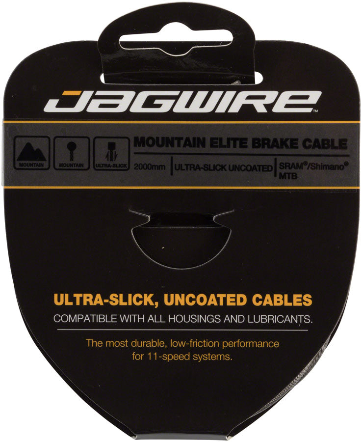 Jagwire Elite Ultra-Slick Brake Cable 1.5x2000mm Polished Slick Stainless SRAM/Shimano MTB-Goodwynn'sGoodwynn's