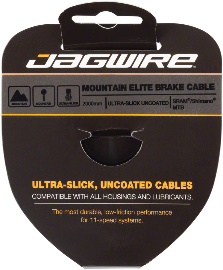 Jagwire Elite Ultra-Slick Brake Cable 1.5x2000mm Polished Slick Stainless SRAM/Shimano MTB-Goodwynn'sGoodwynn's