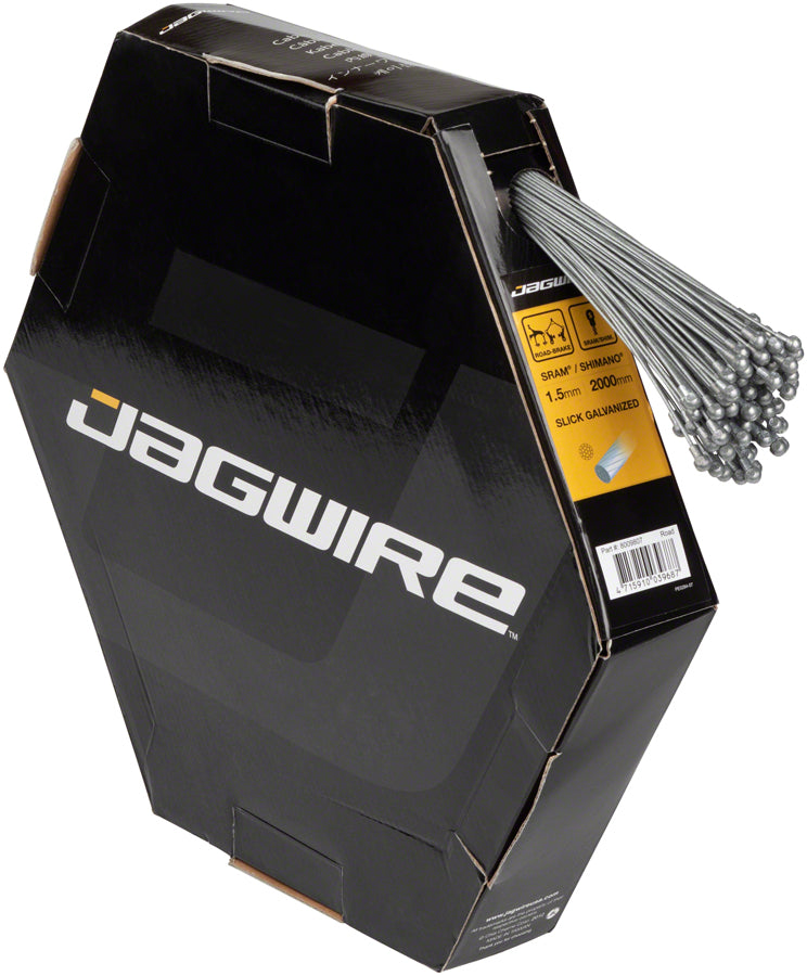 Jagwire Sport Brake Cable 1.5x2000mm Slick Galvanized SRAM/Shimano Road Box of 100-Goodwynn'sGoodwynn's