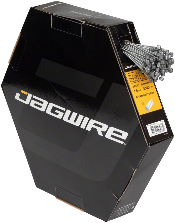 Jagwire Brake Cable Basics 1.6x2000mm Galvanized SRAM/Shimano MTB Box of 100-Goodwynn'sGoodwynn's