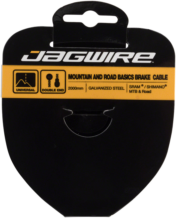 Jagwire Brake Cable Basics 1.6x2000mm Galvanized SRAM/Shimano MTB & Road-Goodwynn'sGoodwynn's