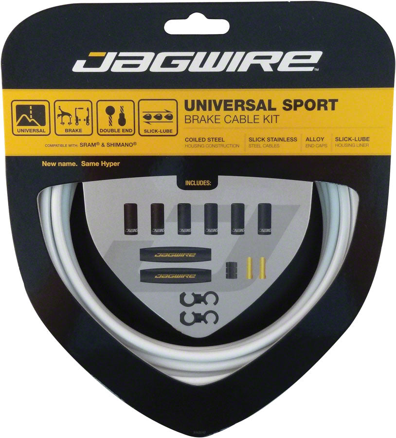 Jagwire Universal Sport Brake Cable Kit White-Goodwynn'sGoodwynn's