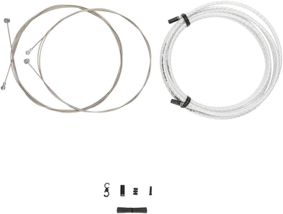 Jagwire Universal Sport Brake Cable Kit Braided White-Goodwynn'sGoodwynn's