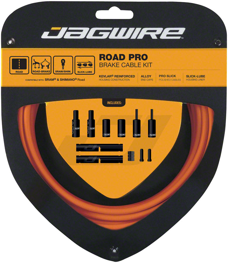 Jagwire Pro Brake Cable Kit Road SRAM/Shimano Orange-Goodwynn'sGoodwynn's